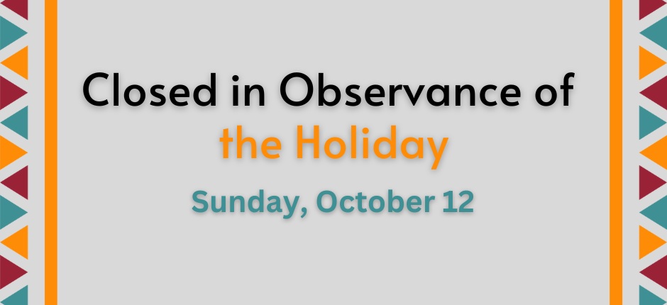 Closed for the Holidays