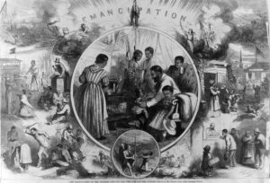 Emancipation Proclamation by Nast